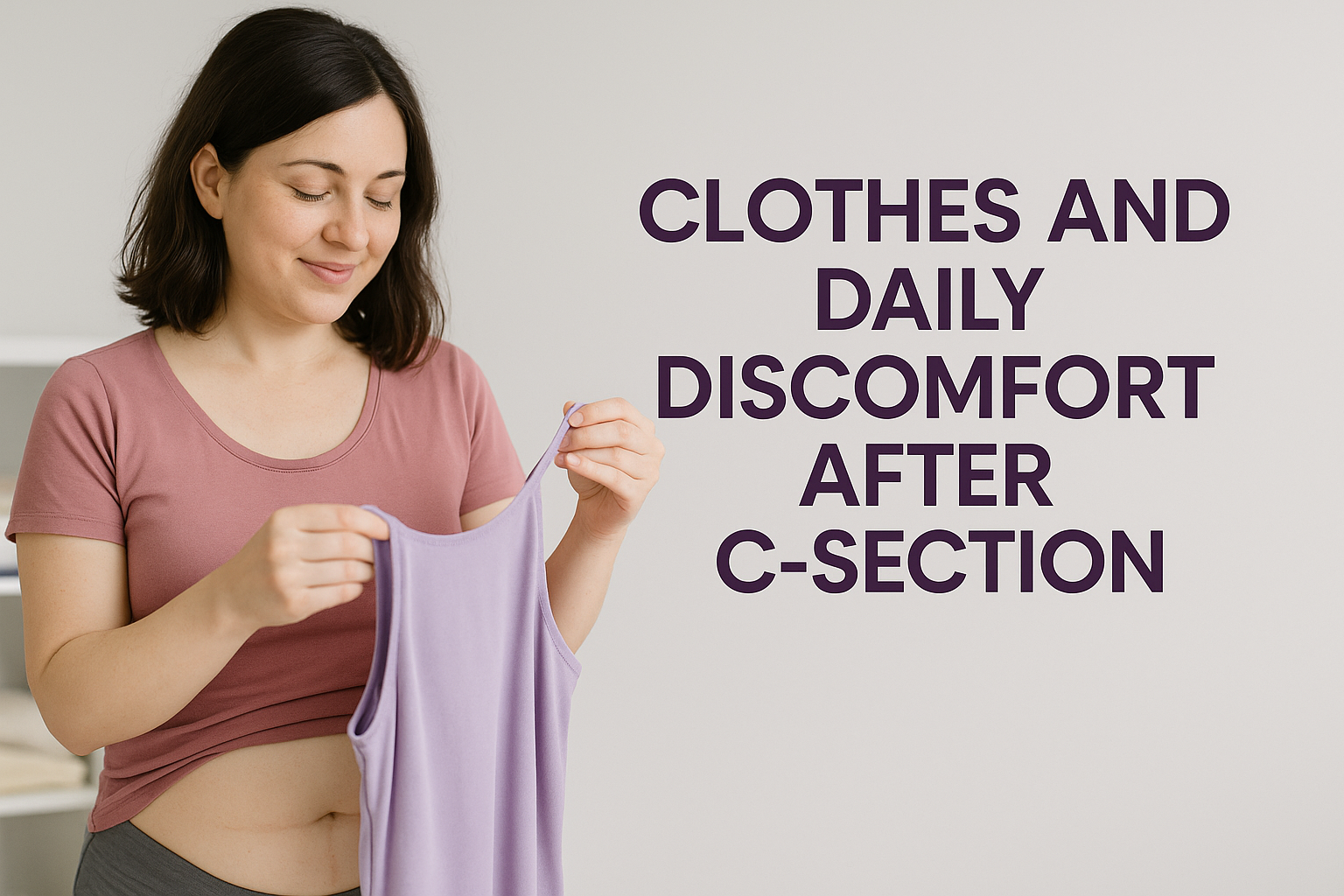 What to Wear After a C-Section : comfort  and recovery tips for new moms